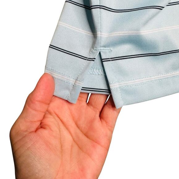 Walter Hagen Essentials Golf Polo XL Blue Striped Mens Short Sleeve Casual - Picture 4 of 11